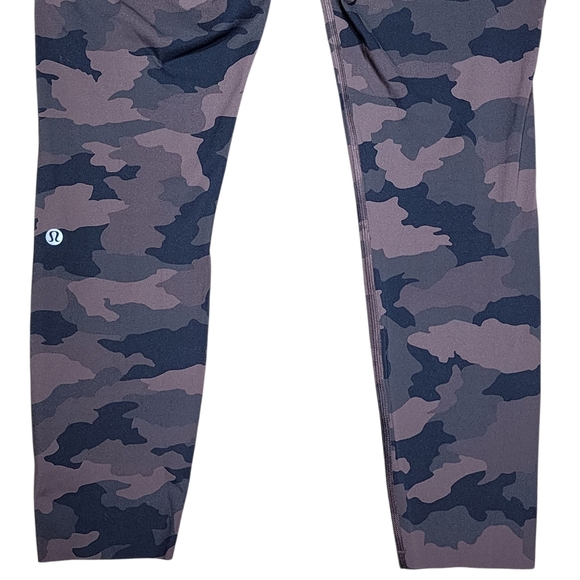 Lululemon Fast & Free Heritage 365 Brown Earth Camo Tight Womens Size 10 - Picture 6 of 13